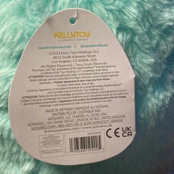 Squishmallows FuzzAMallows Ophelia - Picture 6 of 6